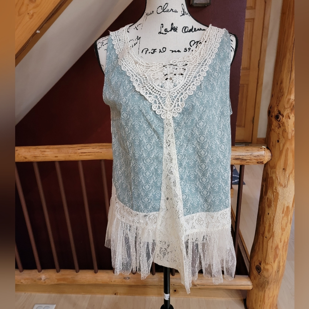 Lacey Tank Top Rye L